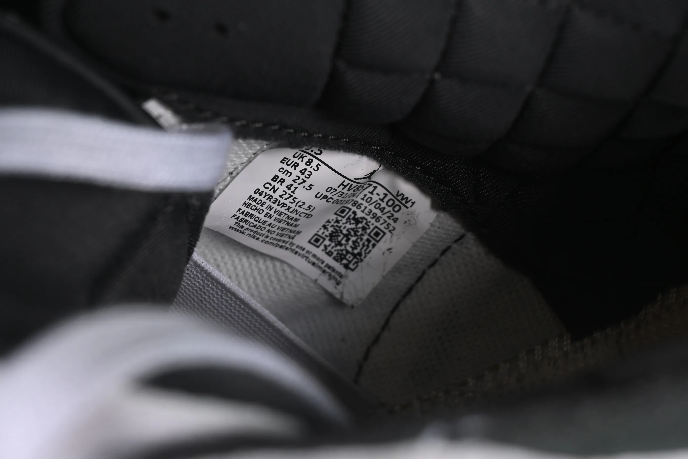 All categories Air Jordan Jordan series basketball shoes Air Jordan 3 OG version Air Jordan 3 Retro OG SP "Diffused Blue" AJ3 Joe 3 white and blue cement HV8571-100